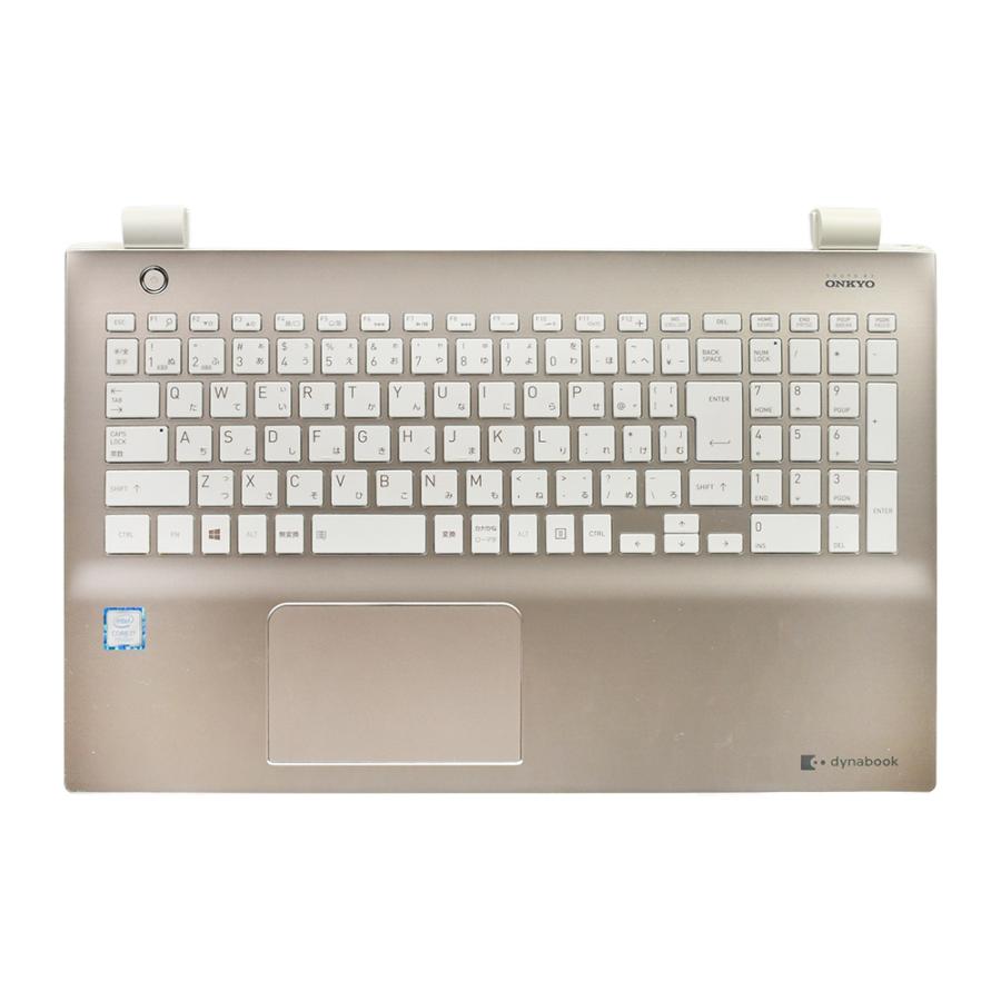dynabook T TOSHIBA PT65DGP-RJA キーボード パームレスト トラック 