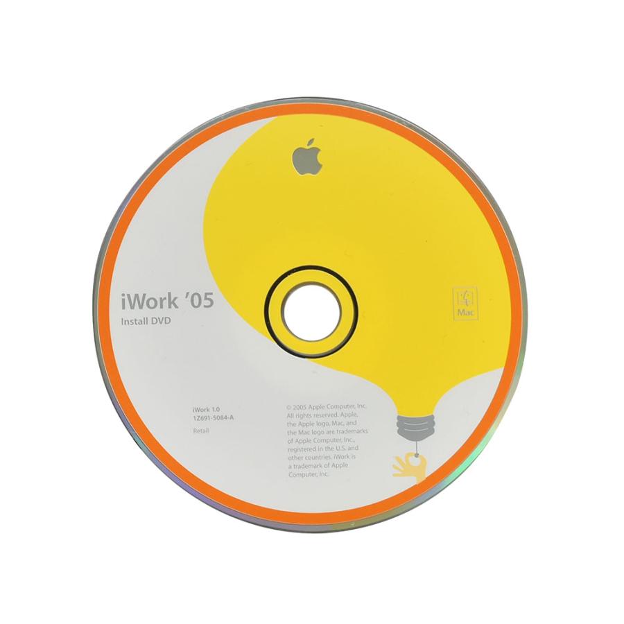 Apple iWork 05 インストール ディスク CD DVD Install Disc 9-7 箱 Mac M9610J/A