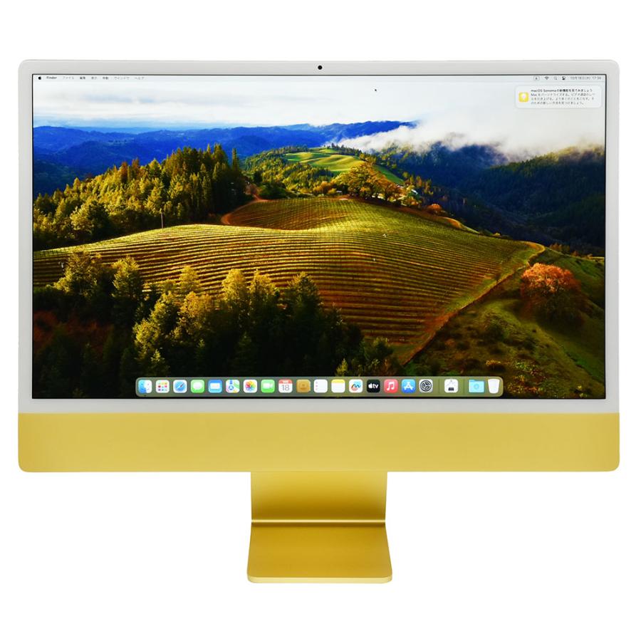 Apple アップル/iMac（24インチ，M1，2021）イエロー/A2438/C02G414AQ6X5/Bランク/62【中古】 Apple アップル/iMac（24インチ，M1，2021）イエロー/A2438