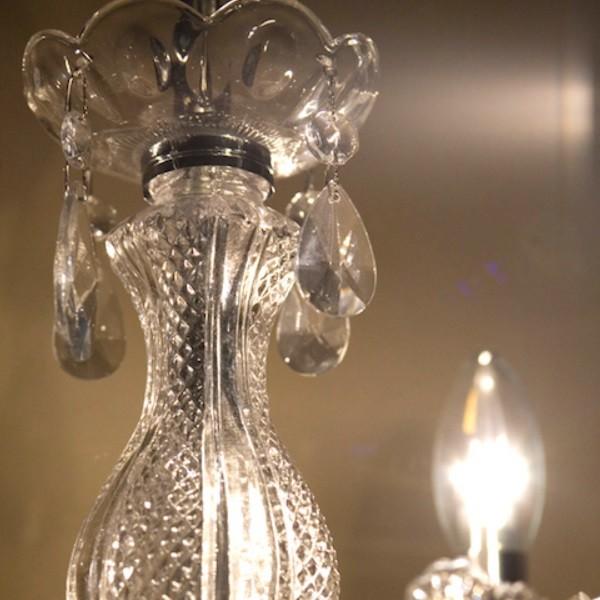 クリスタルガラスシャンデリア[Trinity クリア]【3灯】