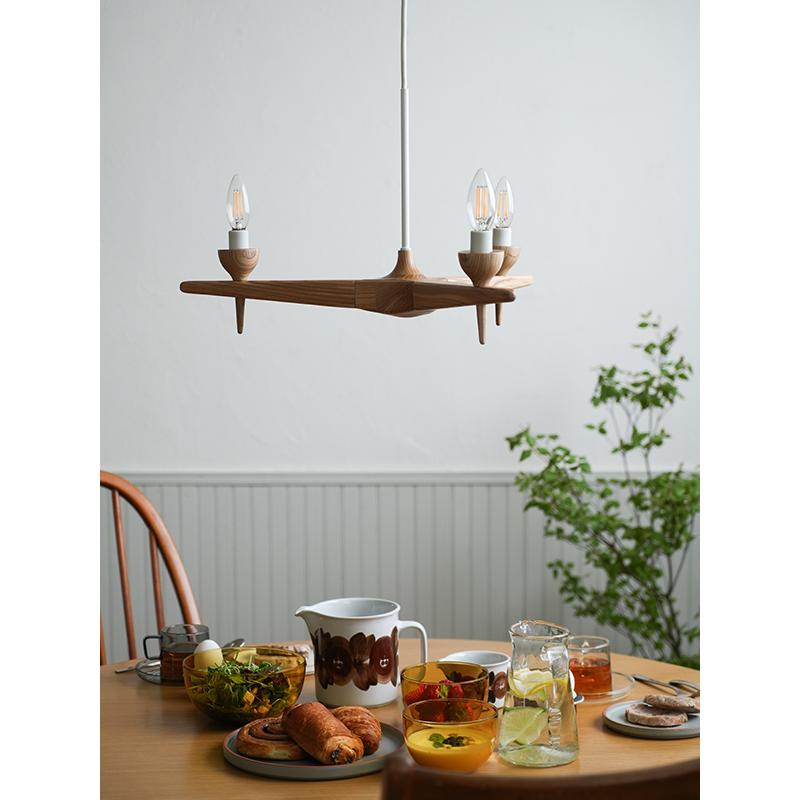 AXCIS アクシス DIY リフォーム 新生活 スロイド ウッドシャンデリア 3