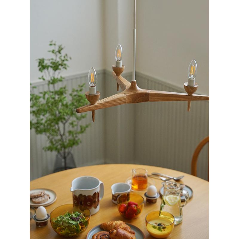 AXCIS アクシス DIY リフォーム 新生活 スロイド ウッドシャンデリア 3