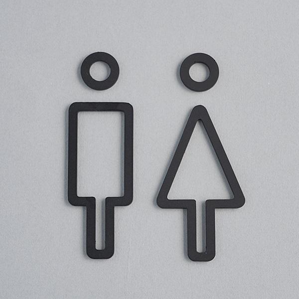AXCIS（アクシス） サインプレート トイレ toilet line sign plate