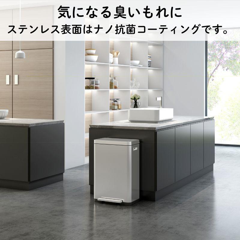 EKO（イーケーオー） ゴミ箱 ダストボックス 分別 ステップ式 X CUBE