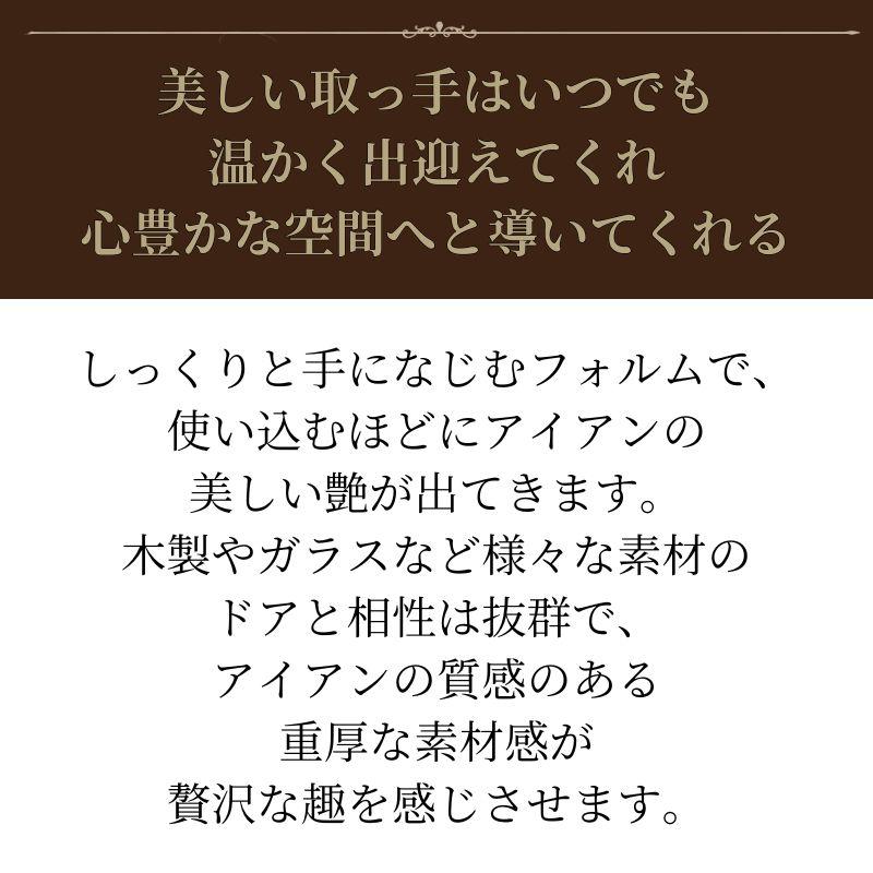 取っ手 ドア おしゃれ アイアン ドアハンドル 玄関 鉄 店舗 建具 建材