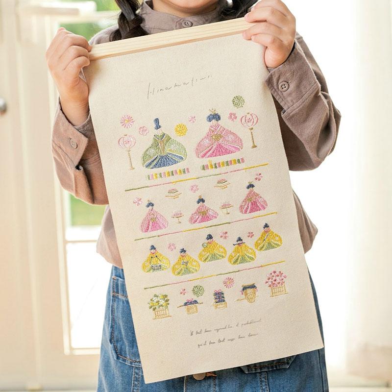 雛人形 つるし飾り おしゃれ コンパクト 飾り 装飾 壁掛け お雛様