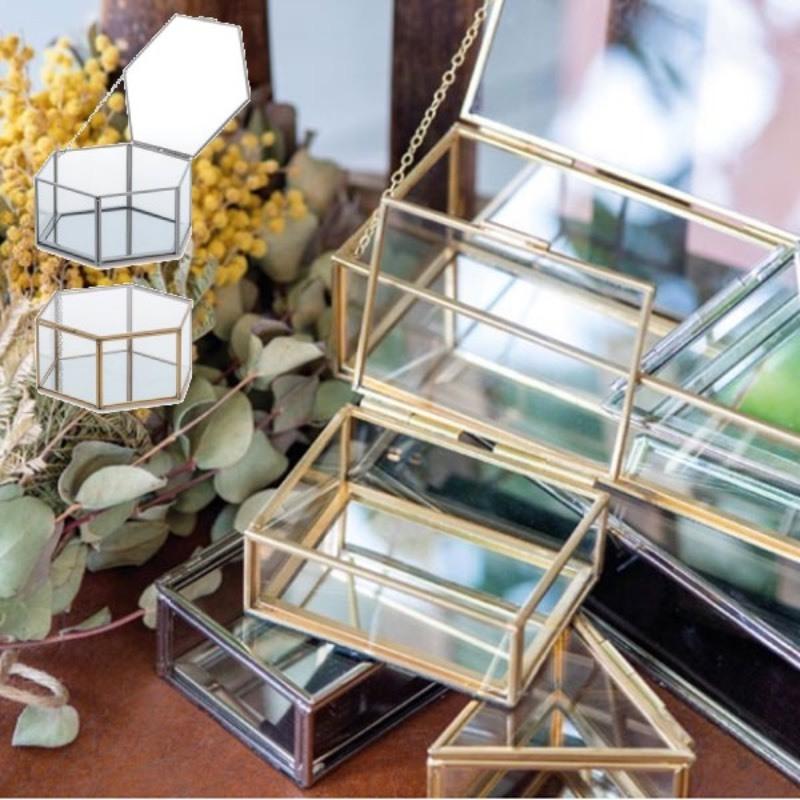 POSH LIVING（ポッシュリビング） 小物収納 小物入れ ガラスボックス