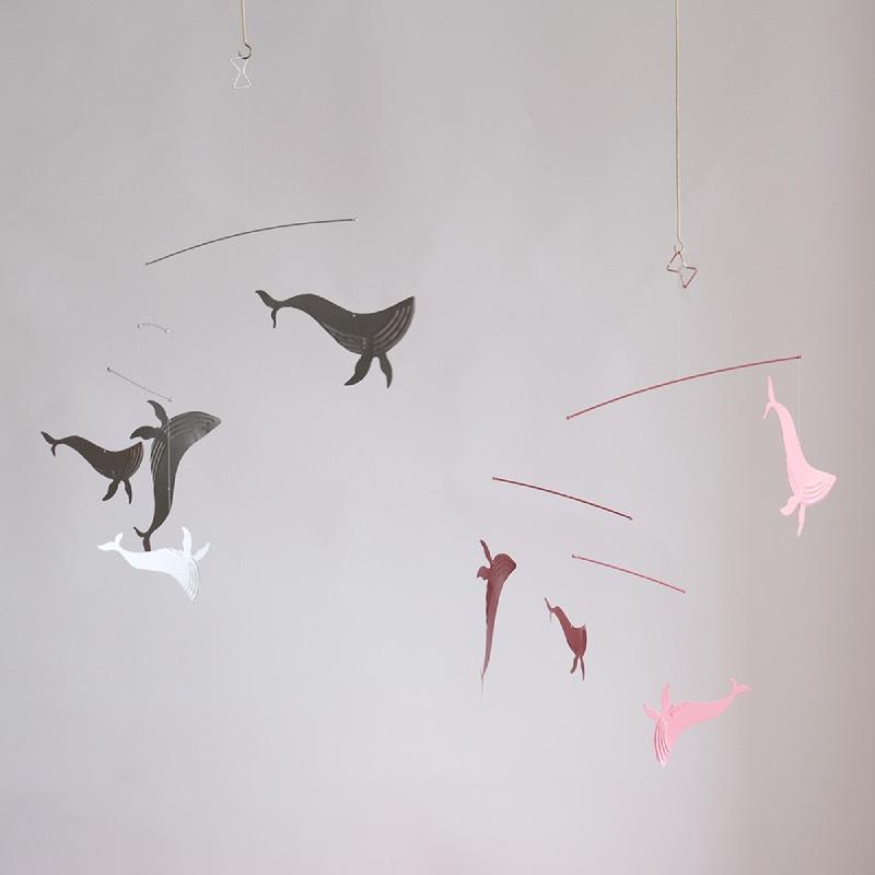 Horn Please モビール 吊るすだけでアートな ブリキのアニマルモビール