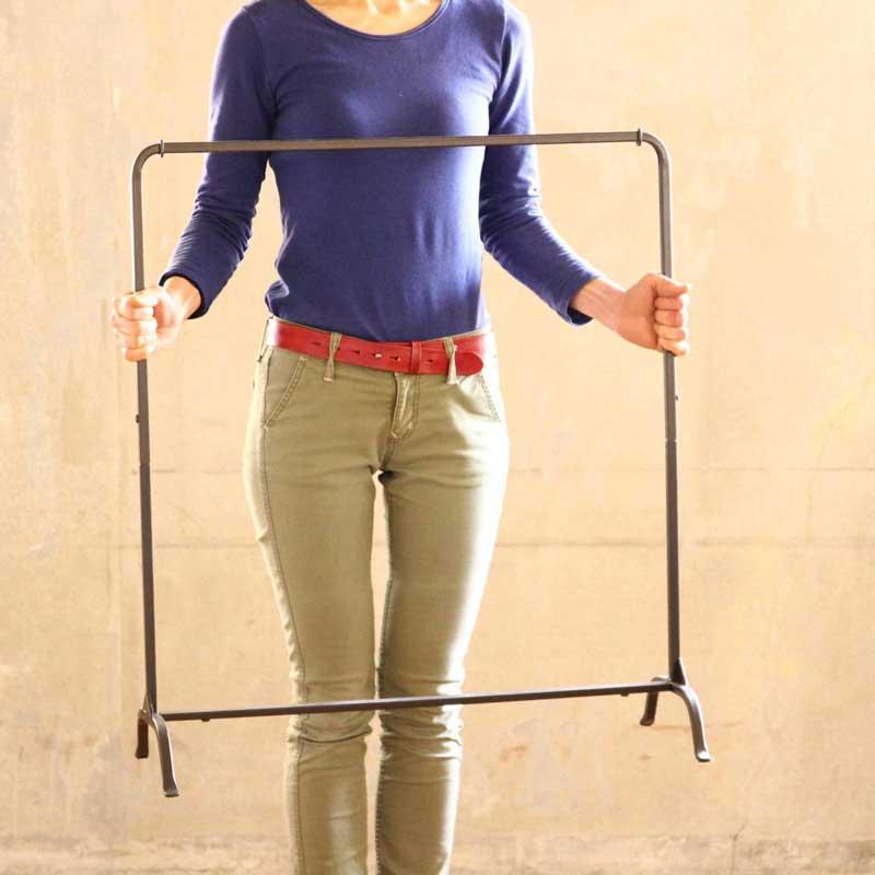 ジョセフアイアン ハンガーラック ロー 組立式 : aifa interior&DIY