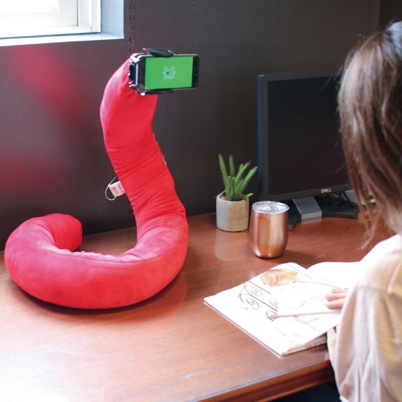 モバイルピロー レッド スマホ ハンズフリー ゴロゴロ快適 360 曲げられる リラックス クッション ネックピロー おしゃれ 便利 Sp Yblz10rd Aifa インテリア雑貨 通販 Yahoo ショッピング