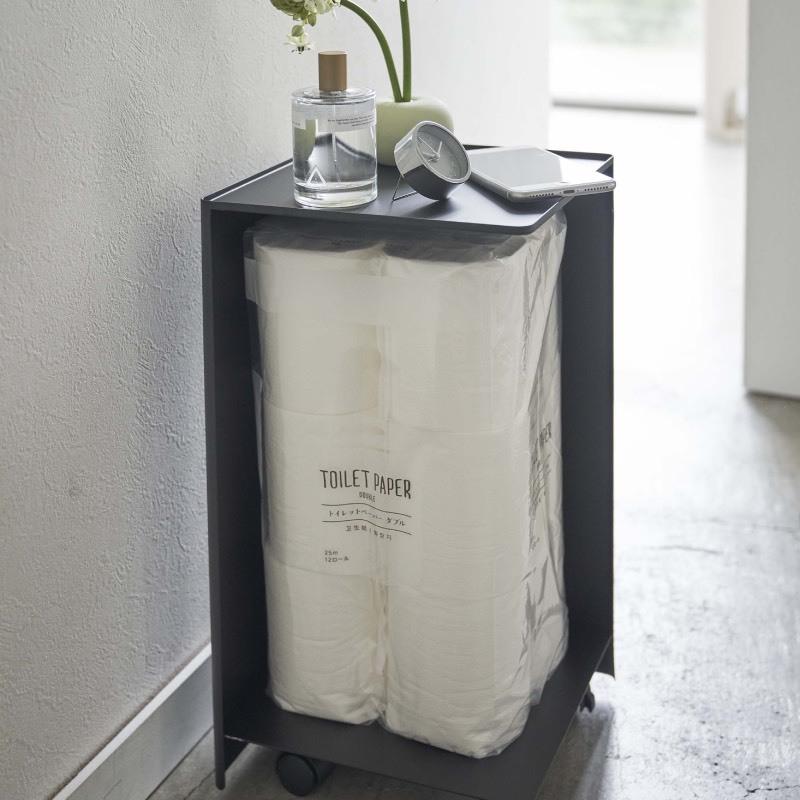 tower トイレ収納 山崎実業 YAMAZAKI 袋ごとトイレットペーパー