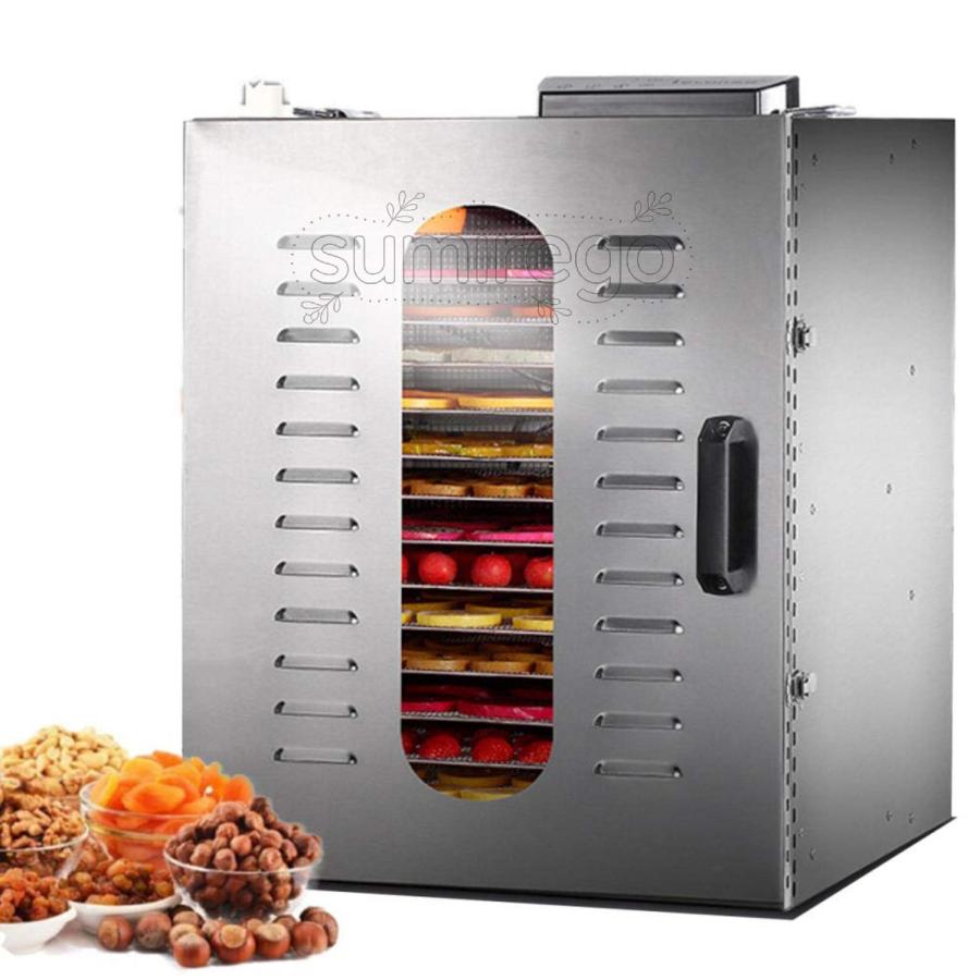 ドライフルーツ乾燥機 食品乾燥機 ドライフルーツメーカー 16層 フードドライヤー LCD