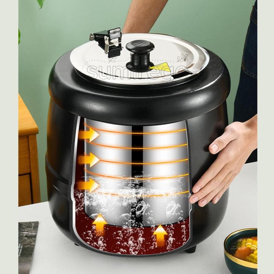 KIPROSTAR 業務用スープウォーマー内容量5L （PRO-BSW5-C） 小型で