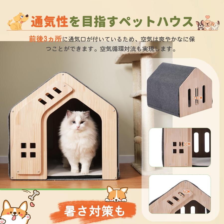 犬小屋 屋外用 犬舎 室外 中型犬用 大型犬用 ドア付き プラスチック製
