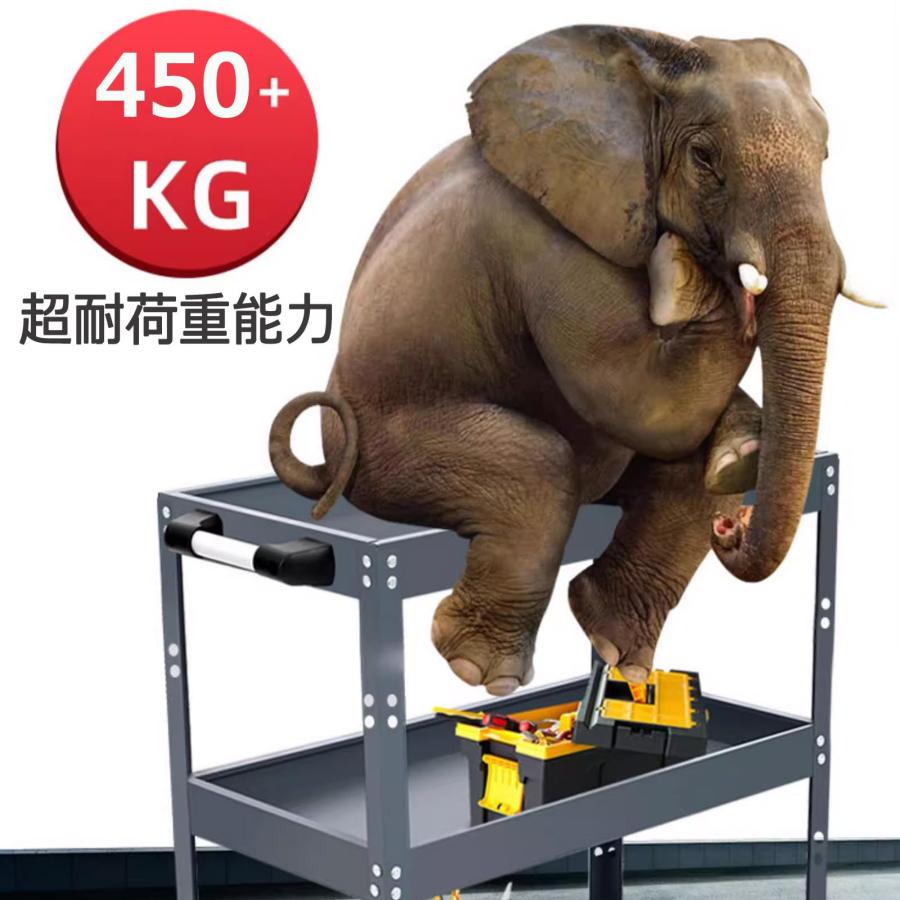 ツールワゴン ツールカート キャスター付き 工具ワゴン 工具カート 多機能 自動車修理 大容量 工具収納 360°回転 DIY ガレージ工具箱 ドライバーホルダー 耐荷_15