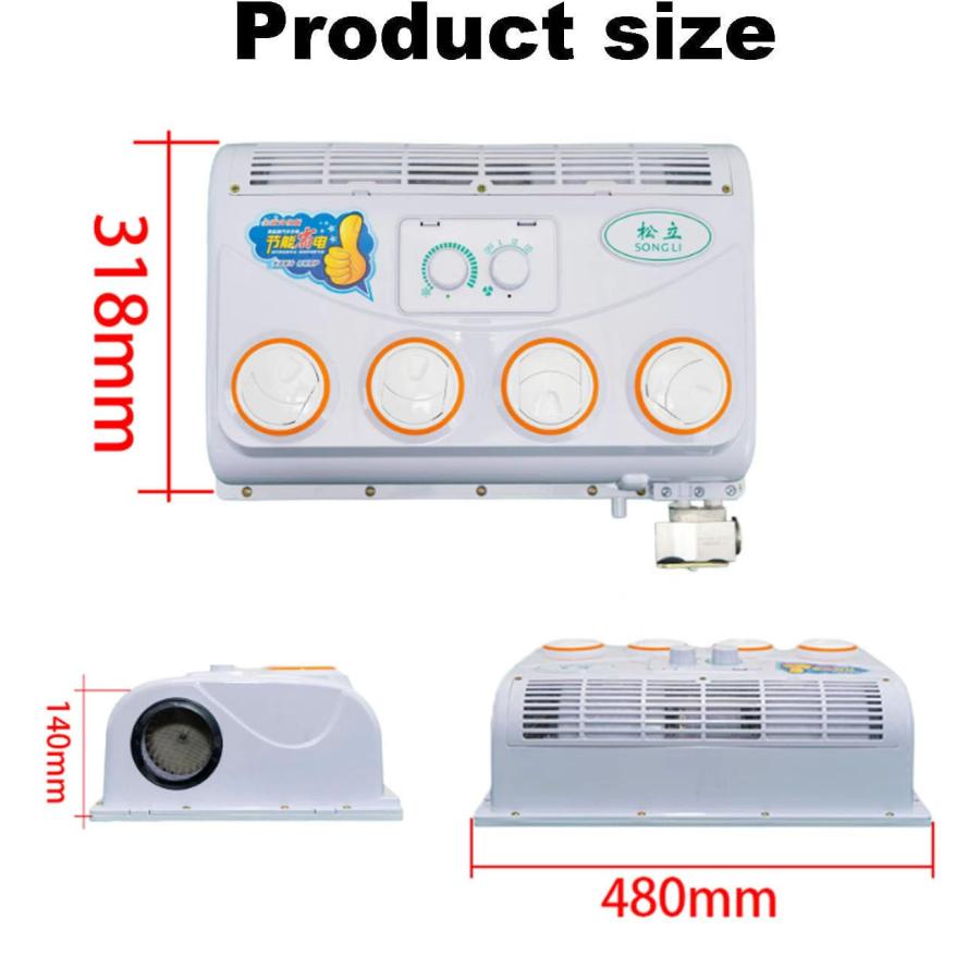 12V/24V 車用電動 RV ルーフトップ エアコン、DC 電動エアコン、ルーフ