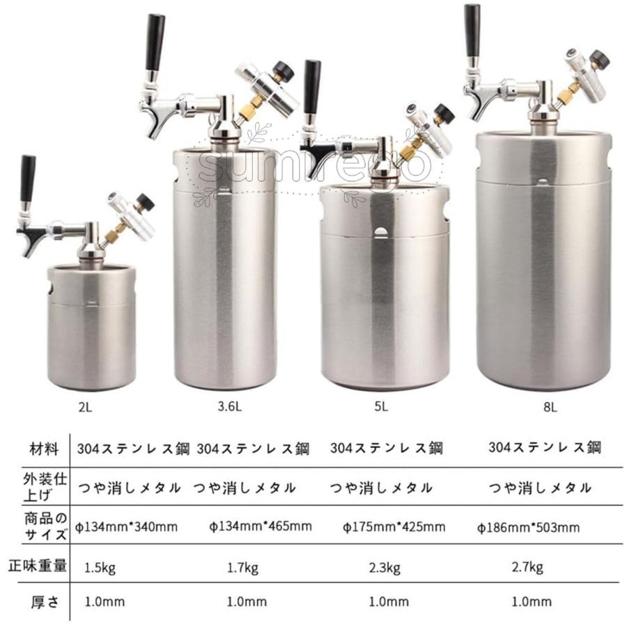 ミニビール樽 ビールディスペンサー ビールサーバー ステンレス鋼 