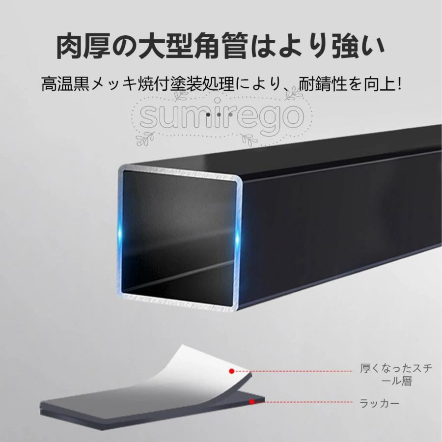 ハイテーブル ウォールバーテーブル ハイテーブルスリム バーカウンターカウンターテーブル【ライトウォールナット材デスクトップ＋ホワイトスタンド/120x40x100_2
