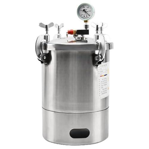 真空脱泡機、真空チャンバー、10L 真空脱気チャンバー、ステンレス製真空チャンバー、負圧ゲージ付き、ウレタン、シリコーン、エポキシ、樹脂の脱気用_6