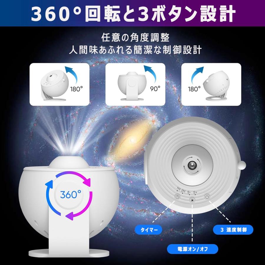 プラネタリウム プロジェクターライト 13in1 HDズーム 星空 北極光
