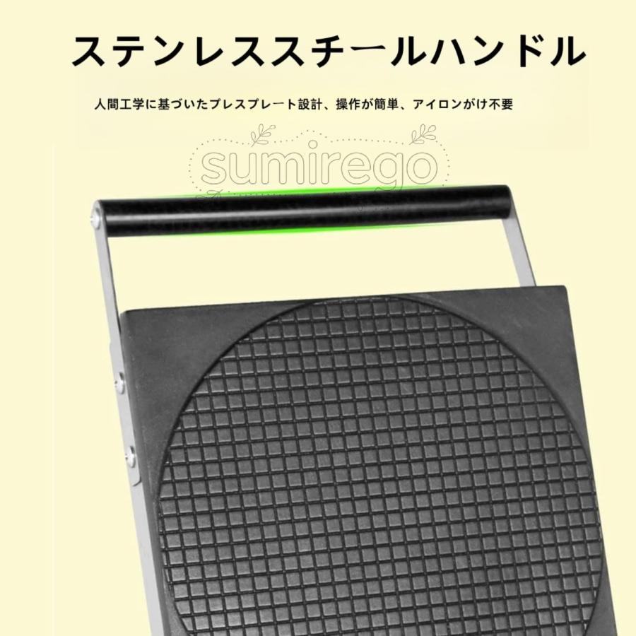 ワッフルメーカー 、エッグロールワッフルコーンメーカー、業務用、1750Wテフロン加工の電気アイスクリームコーンマシンエッグロールメーカー、両面焼き ワッフ_5