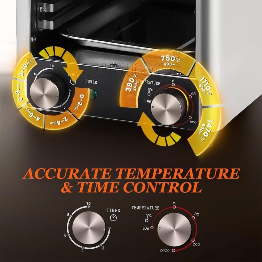 電気ステーキブロイラー、ステーキ調理器、1450°f屋内グリル卓上ブロイラー、ステーキ、ハンバーガー、ピザ用の屋外バーベキューマシン(B)_9