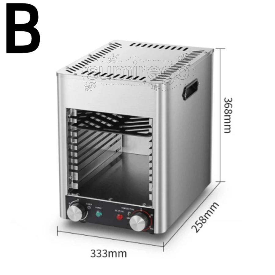 電気ステーキブロイラー、ステーキ調理器、1450°f屋内グリル卓上ブロイラー、ステーキ、ハンバーガー、ピザ用の屋外バーベキューマシン(B)_6