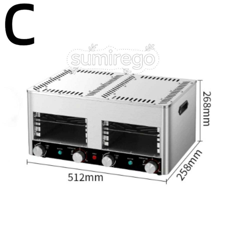 電気ステーキブロイラー、ステーキ調理器、1450°f屋内グリル卓上ブロイラー、ステーキ、ハンバーガー、ピザ用の屋外バーベキューマシン(B)_7