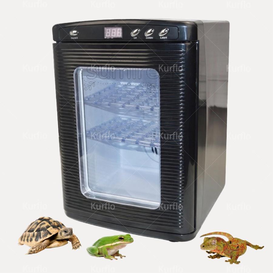 爬虫類専用孵卵器 インキュベーター 自動孵卵器 560℃温度制御 25L大