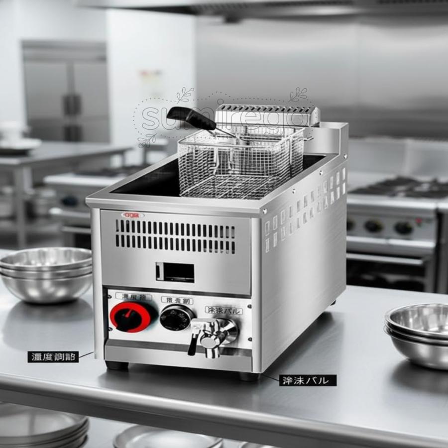 ポイント5倍~9月限定特別キャンペーン!】フライヤー業務用ガス