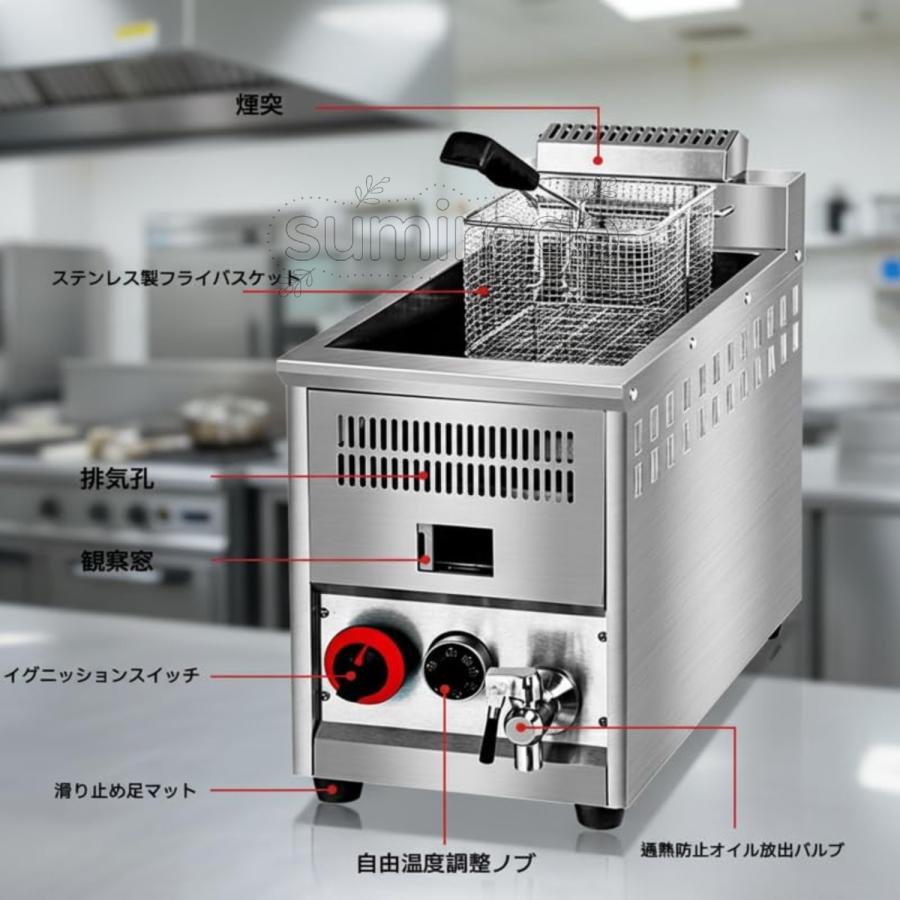 ポイント5倍~9月限定特別キャンペーン!】フライヤー業務用ガス