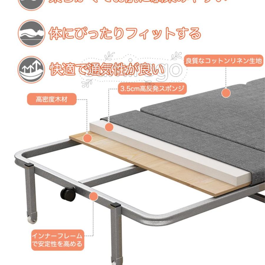 おりたたみベッド コンパクト 折りたたみ ベッド シングル 簡易ベッド 折り畳み おりたたみベッド コンパクト 折りたたみ ベッド シングル 簡易ベッド