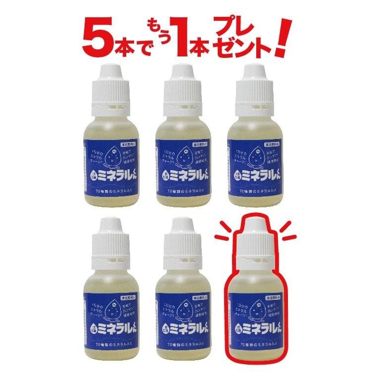ミネラルくん5本1本プレゼント : あいがとや - 通販 - Yahoo
