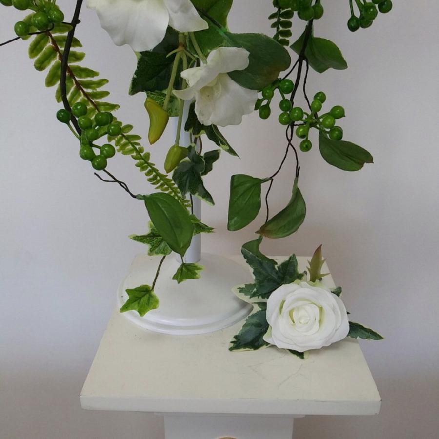 ウェディングブーケ Bk1 ユリ バラのmix 造花 Bk1yuri アイフラワー グリーン 通販 Yahoo ショッピング