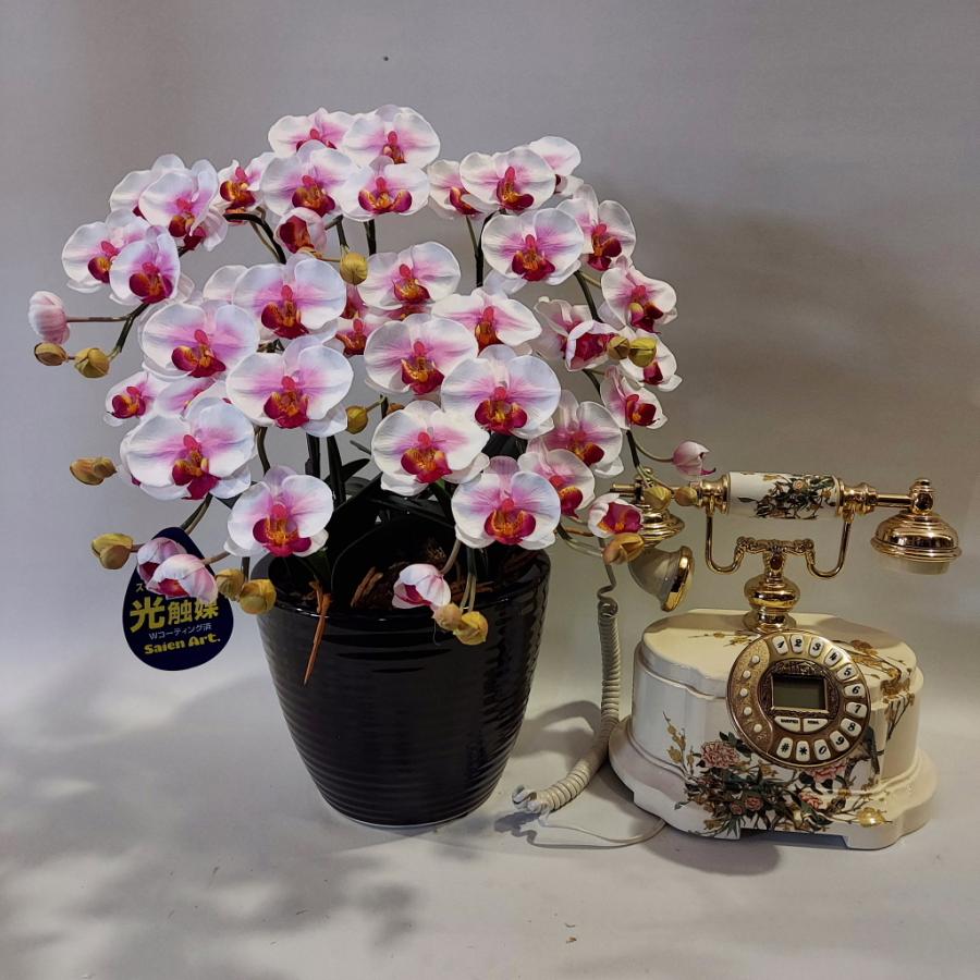 胡蝶蘭S/5F/絞り赤（造花）光触媒 : アイフラワー&グリーン