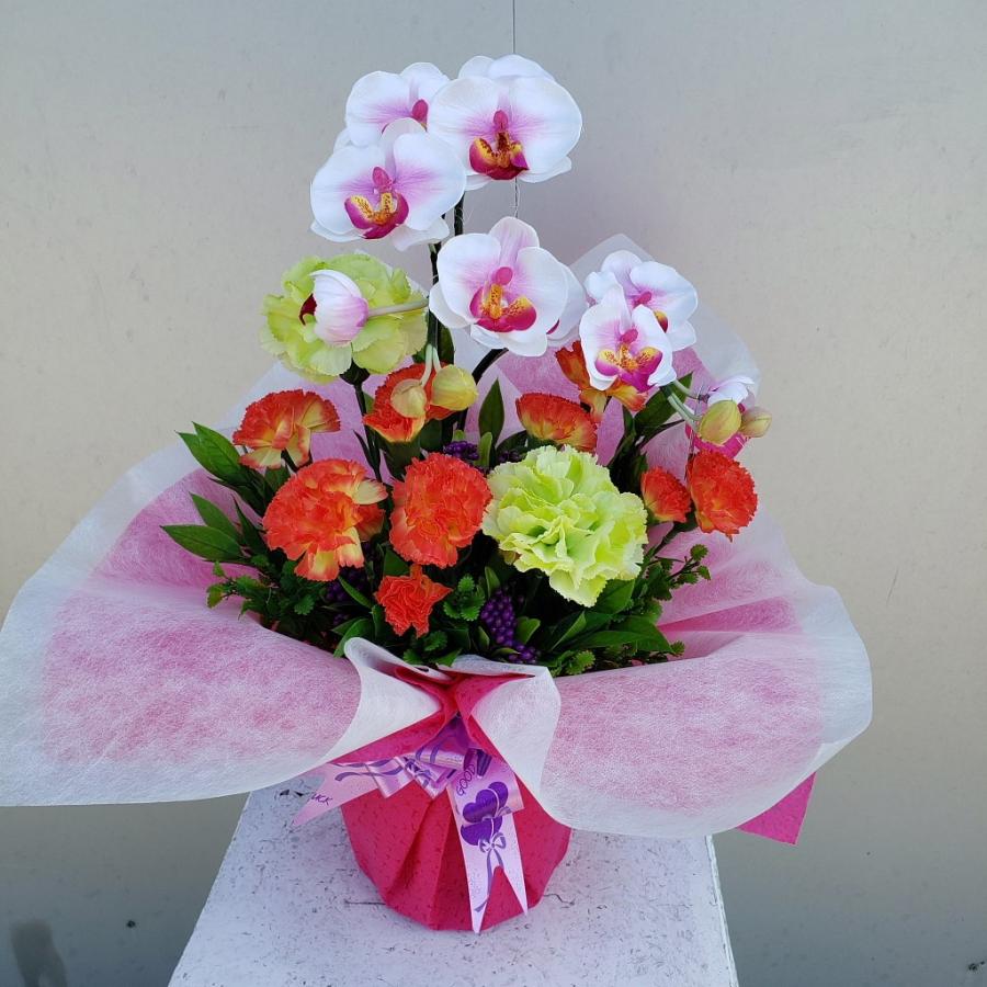 ✨特大✨ミックスバラプリザ＆胡蝶蘭＆ユリ（アーティシャルフラワー