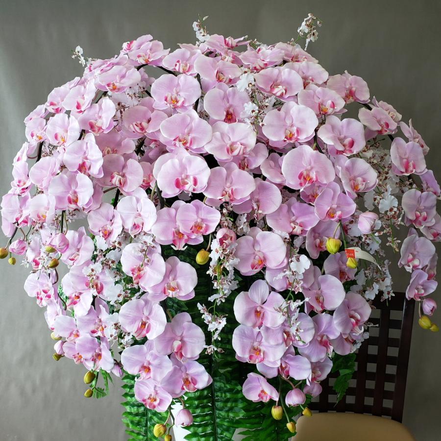 胡蝶蘭M5Fピンク（造花)高約70×幅40光触媒コーティング