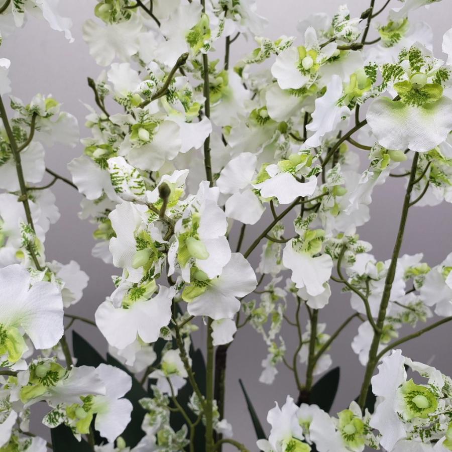オンシジュウム 6f 白緑 造花 高約90 幅40 光触媒 Onshijyumushirmidoriaa アイフラワー グリーン 通販 Yahoo ショッピング