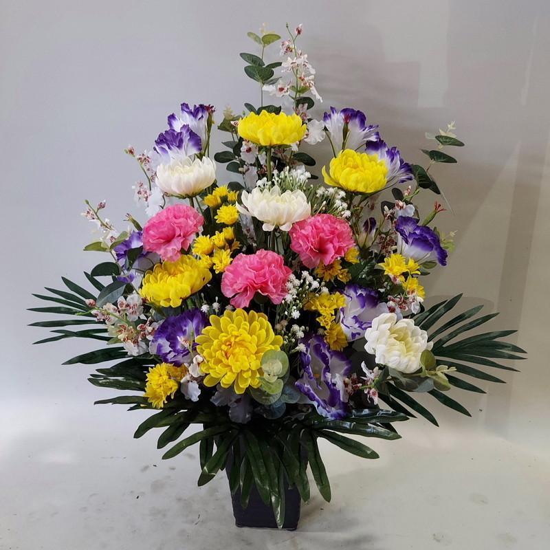 仏花ＭＩＸ (法要、お墓の御供)　高さ65cm×巾40cm