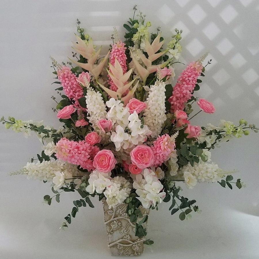 バラＭＩＸアレンジ（ＡＲ１７）高１００ｃｍ×巾９０ｃｍ　光触媒、造花、新築祝、開店祝、応接間の装飾、ショウウインドウの装飾等に最適