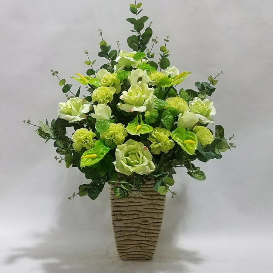 バラＭＩＸアレンジ（ＡＲ１８）高さ７５ｃｍ×巾５０ｃｍ　光触媒、造花、新築祝、開店祝、応接間、ショウウインドーの装飾等