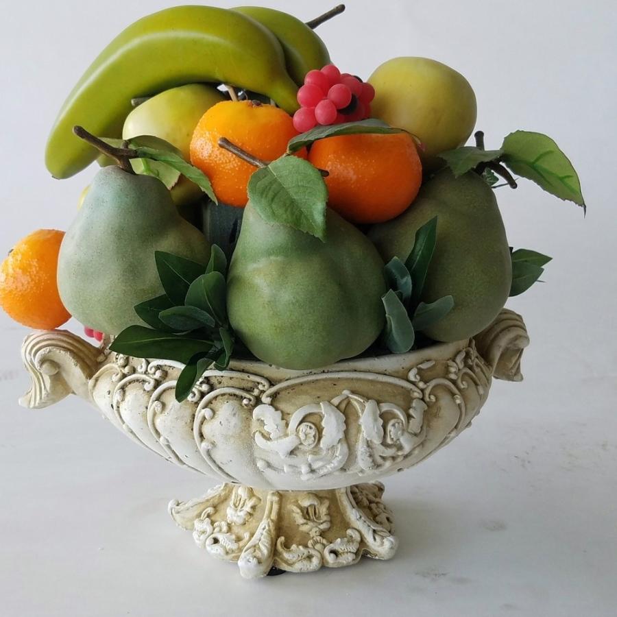 果物盛りアレンジ（ＫＵ４）造花 （高３５ｃｍ巾３８ｃｍ）オリジナル