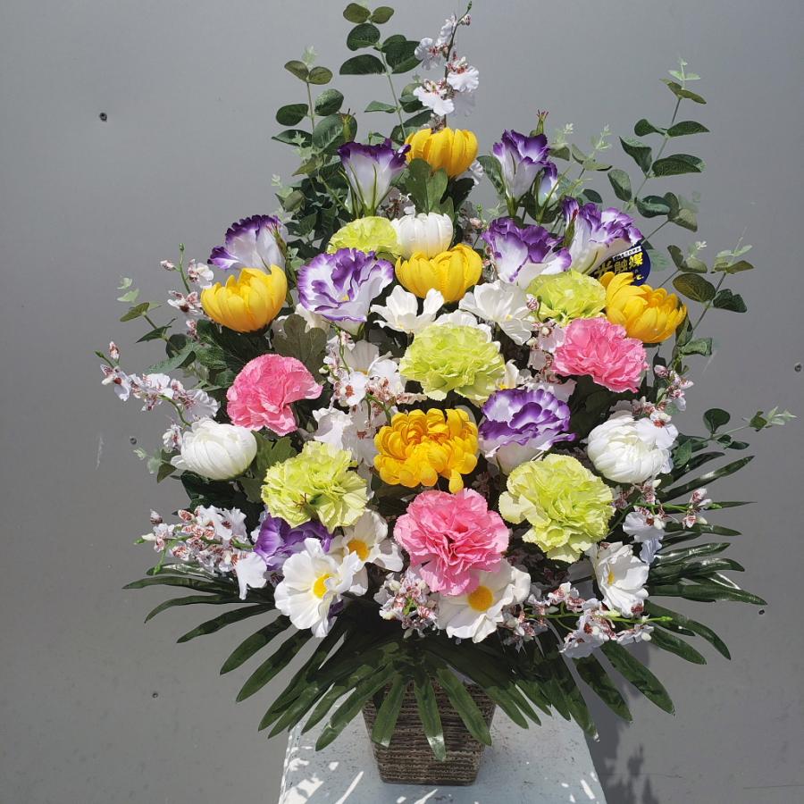 仏花アレンジ（造花）高80cm×幅50cm 光触媒コーティング