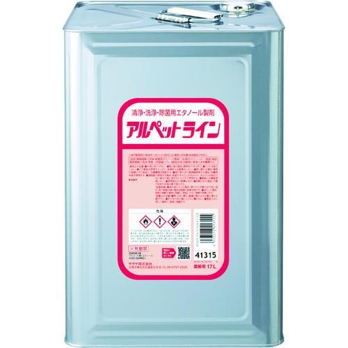 アルペット - サラヤ 汚れのない・洗いもの・除菌用エチルアルコール調合剤 生産ライン １７Ｌ 書きだし受け入れ書可 傷、消毒-ダイエット、健康