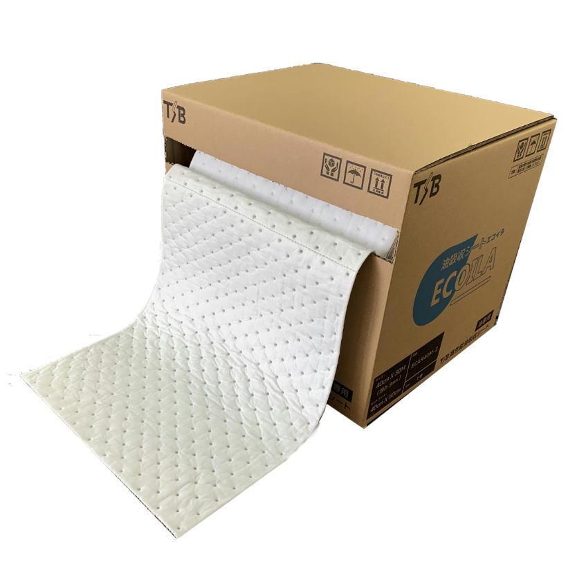 ECOILA(エコイラ) 油吸収シート(油専用) 1巻 厚さ3mm インボイス領収書