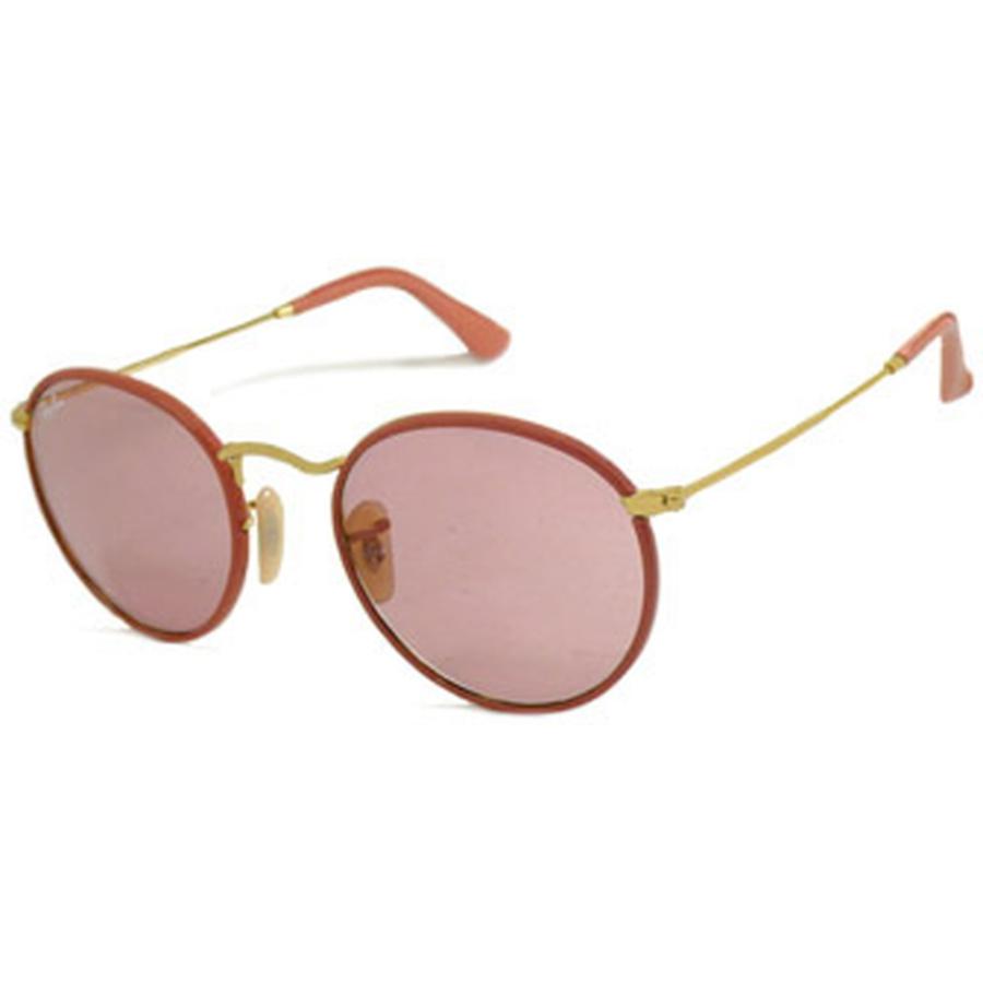 Ray-Ban RB3475Q レザークラフト ラウンドメタル 新品 サングラス Ray-Ban RB3475Q レザークラフト ラウンドメタル 新品