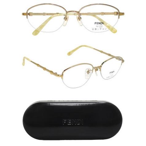 フェンディ -FENDI- FE-7503 PB 54 （金張り 1/15 12KGF） ☆ブランドフレーム