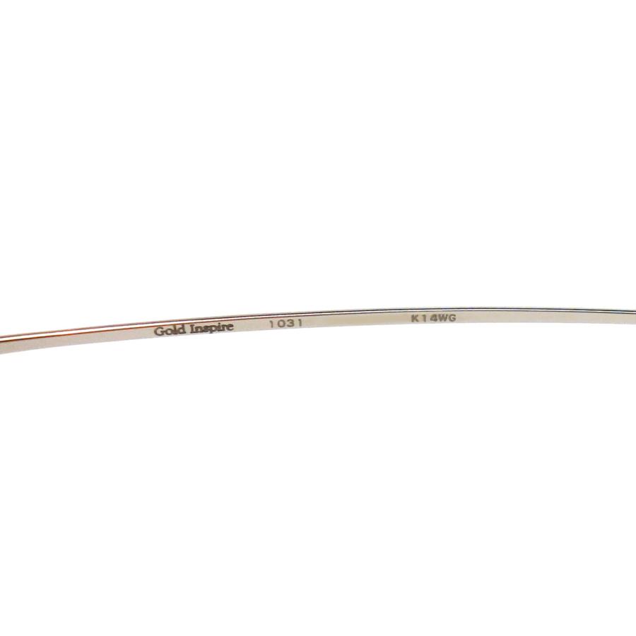 Gold Inspire 1031 K14WG 【14金ホワイトゴールド眼鏡フレーム Gold Inspire 1031 K14WG 【14金ホワイトゴールド眼鏡フレーム