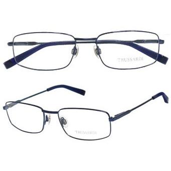 TRUSSARDI トラサルディ メガネフレーム TRS-003 チタン 度入り トラサルディ-TRUSSARDI- TR12759 NV 56 ☆ブランドフレーム