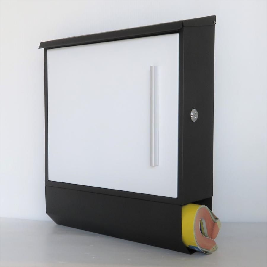 【特別セール】6月30日まで 【マスク51枚付き】 郵便ポスト郵便受け大型メールボックス 壁掛け鍵付マグネット付ホワイト色ポストpm376+マスク